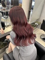 ペレ 栄店(PELE) デザインカラー/レイヤーカット/ウェットヘア/オリーブベージュ