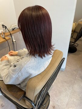 アムアム(amu_amu) 透明感抜群外国人風カラー★カット＋イルミナカラー＋うる艶TR