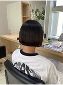 【福岡新宮】暗髪小顔見えレイヤーボブ 20代 30代 40代