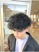 外国人風スパイラルパーマ