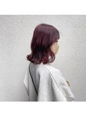 黒髪ボブルフネビージュ小顔ワンレンスペインカール