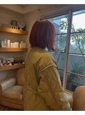 秋冬赤みカラー
