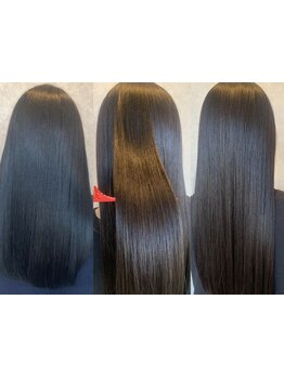 カラーモチもUP◎芯から潤いたっぷりの極上ケアで、どんなときも隙のない、髪本来の美しさへと導きます♪