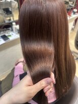 グラマラス GLAMOROUS 【渡辺まとい】ピンクブラウン/ツヤ髪/30代/ロング