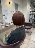 まるみボブ ショートボブ ワイドバングショートボブ 長崎浜の町