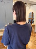 <27>切りっぱなし×透明感カラー♪ショート・ボブ・ブリーチも◎