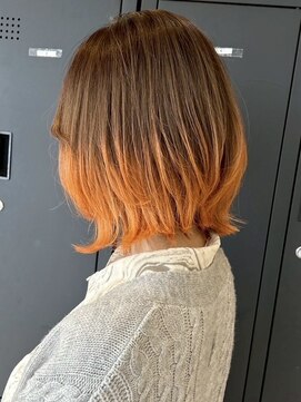 リブ バイ ボクノ(Liv by bokuno) 髪質改善/縮毛矯正/トリートメント/アプリコットオレンジ