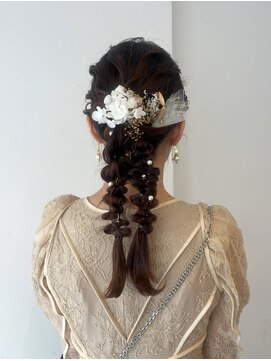 タップコーヴォ(TAP covo) 金沢美容室/お呼ばれセット/編みおろし