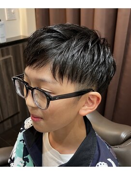 ケースタイルヘアスタジオ 麻布十番店(K-STYLE HAIR STUDIO) 麻布十番 中学生カット爽やかUPバング【メンズカット/中学生】