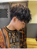 リフル 八王子(RIFULL)&nbsp;メンズパーマ　ツイスパ　波巻き　メンズバレイヤージュ