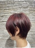 20代30代40代前下がりストレート小顔補正立体カット