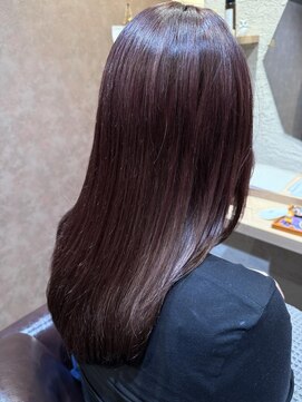 ベリーココアブラウンカラー