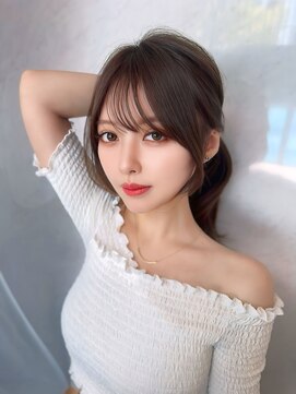 【kumu】 ロングレイヤー/顔周りカット/栄/名古屋