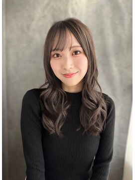 ラピス 新宿店(Lapis) 「白髪を自然に魅せる艶カラーミディ」**[新宿/新宿駅/新宿]