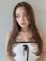 ソラ 広尾店(SORA)&nbsp;ロングレイヤー/ハッシュカット/顔周りカット