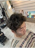 サーフカール/スパイキーショート/ブルーブラック/眉毛/錦糸町駅