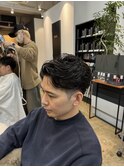 MEN’S/リバースセンターパート/ニュアンスパーマ/船橋