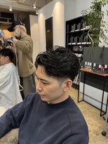 アロー 船橋店(AROH) MEN’S/リバースセンターパート/ニュアンスパーマ/船橋