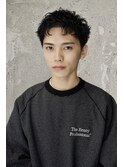 メンズショート ニュアンスパーマ アクティブショート