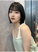 ハッシュカット韓国レイヤーザクザクレイヤーロングレイヤーボブ