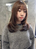 アクシュ(aqush)&nbsp;クールブラウン× レイヤースタイル