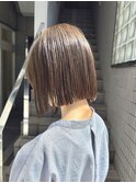 ボブ×ミニボブ×丸みボブ×前髪あり×夏カラー×横浜