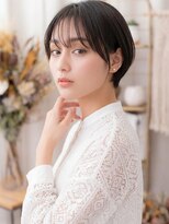 カバーヘア ブリス 北浦和(COVER HAIR bliss) 大人美人黒髪アッシュブラック小顔ハンサムショート20代北浦和c9