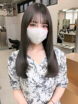 テンダー 川崎(TENDER) ba762_アッシュブラウンブリーチなし髪質改善ストレートレイヤー