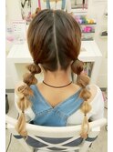 原宿系ツインテールヘア☆+゜