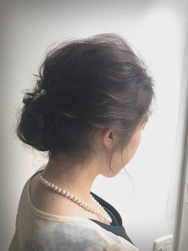 ハブ ヘアー(HUB hair) 結婚式お呼ばれアップ