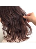ウェーブ×愛され大人カラー［立川/立川駅/立川南口/髪質改善］