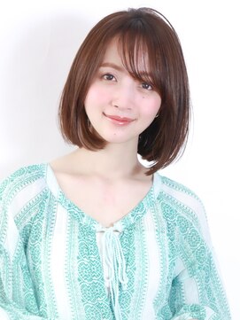 リアン(lien) 《lien.自由が丘》大人可愛い20代.30代.40代小顔丸みボブ