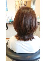 ヘアメイク イアラ 野田(hair make iara)&nbsp;外ハネ　ミディアム