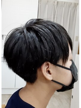 猫と三日月 学生カット韓国風