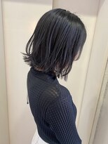 ヘアーデザイン シュシュ(hair design Chou Chou by Yone) ブルーブラック/黒髪×シースルーボブ♪