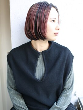 バース(BIRTH) 天神【BIRTH】レッドブラウン×イメチェン×似合わせカット　3