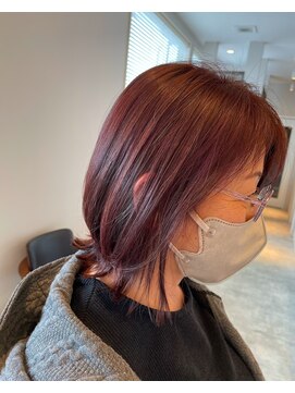 ソレカ(SORECA) 【SORECA/ソレカ】くびれボブ × ピンク系カラー