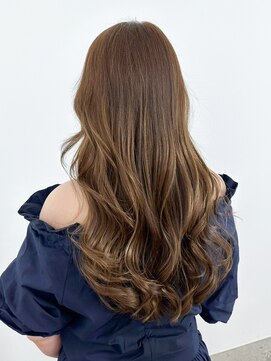 アルバム 新宿(ALBUM SHINJUKU) ベージュロング__ハッシュカットフルバング_ba470672