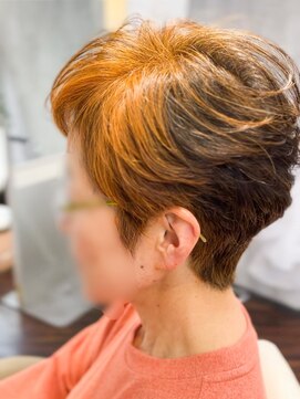 アトリエアルシュ(atelier ARCHE) 天然100％ヘナのハナヘナでショートヘア ヘナ染め ノンジアミン