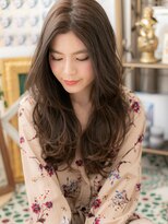 カバーヘア ブリス 北浦和(COVER HAIR bliss)&nbsp;センターパートくせ毛風小顔ウェーブ巻きc5北浦和20代30代40代