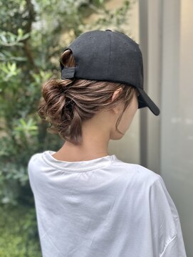 マーリー(marlee) キャップとおだんご