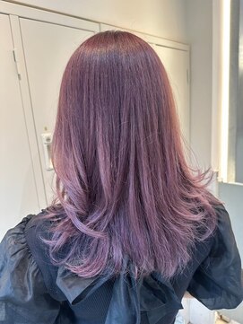 ジーナ 船橋(Zina) 髪質改善＊くびレイヤーピンクベージュ＊美髪【Zina船橋】