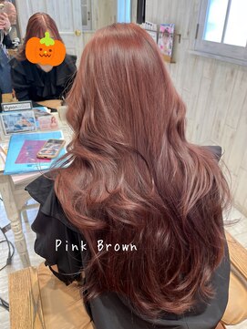 レイラバイアフロート 吉祥寺(Lila by afloat) くびれヘア/ピンクブラウン/レイヤーロング/ニュアンスカラー