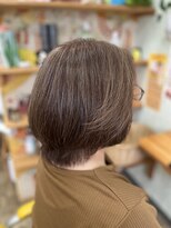 髪ストーリー美容室 白髪ぼかし