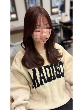 マーリャヘアー(mallia hair) レイヤースタイルレイヤーカットロングレイヤー小顔スタイル