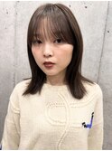 シアーグレージュ/透明感カラー/似合わせカラー
