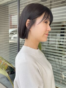 オルチェット(Olu'chette HAIR LIFE) 【深澤】ミニボブ/地毛風カラー/イメチェン/ブルーブラック