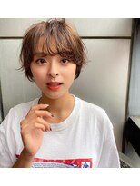 ランド(Land.)&nbsp;面長解消《20代30代》流せる前髪/くびれショート/耳掛けショート