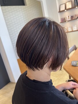 サラビューティーサイト 志免店(SARA Beauty Sight) 【琉希也style】ショートボブ／チョコレートブラウン