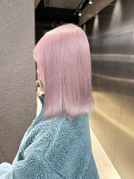 ペレ 栄店(PELE) イメチェン/ホワイトブロンド/外ハネボブ/美髪/栄